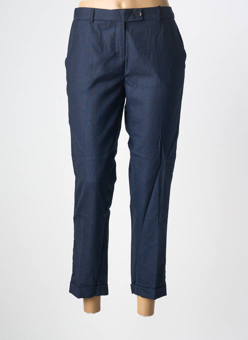 Pantalon 7/8 taille haute taille haute bleu MAISON LAB femme