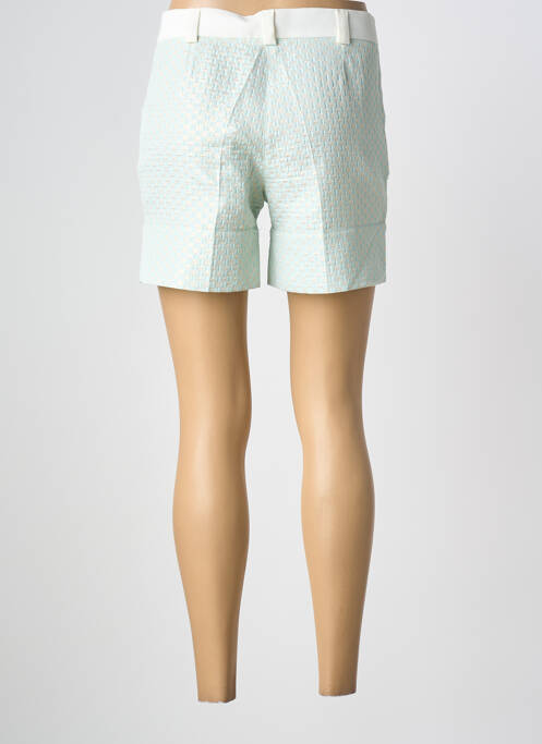 Short fermeture zippée sous rabat avec crochet taille normale bleu VIRGINIE CASTAWAY femme