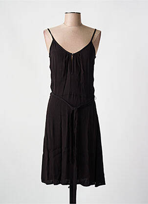 Robe mi-longue coupe fluide fines bretelles noir JOLIE JOLIE PAR PETITE MENDIGOTE femme