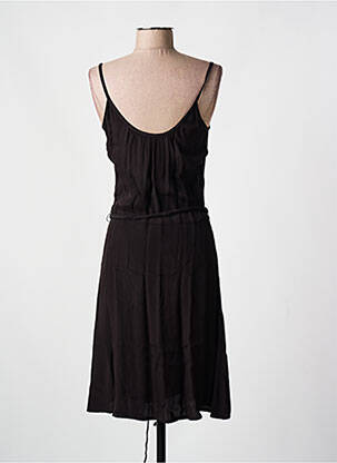 Robe mi-longue coupe fluide fines bretelles noir JOLIE JOLIE PAR PETITE MENDIGOTE femme