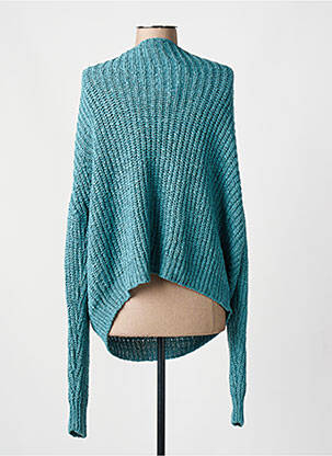 Pull col rond manches longues bleu LEÏ-1984 femme