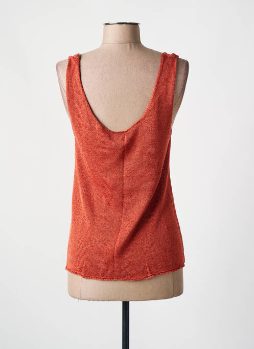 Top orange MAEVY femme