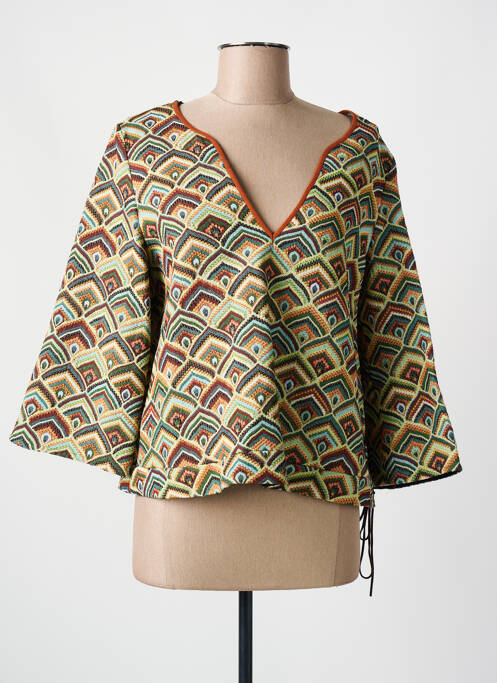 Top vert BA&SH femme