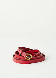 Ceinture réglable rouge ATTIC AND BARN femme