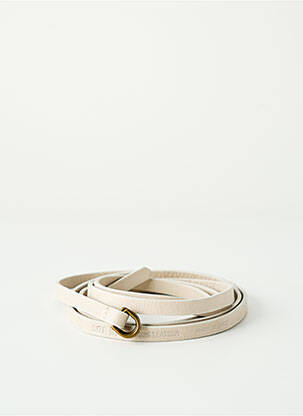 Ceinture coutures renforcées beige ATTIC AND BARN femme