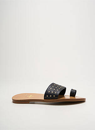 Tongs noir ISABELLE VARIN femme