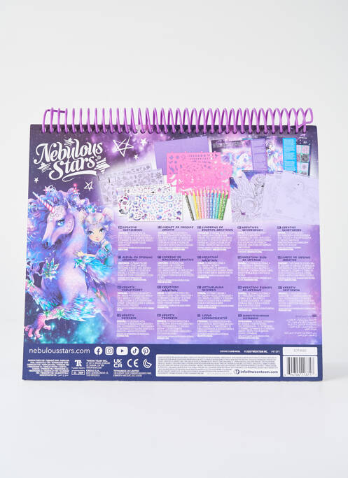 Accessoire divers imprimé fantaisie violet NEBULOUS STARS fille