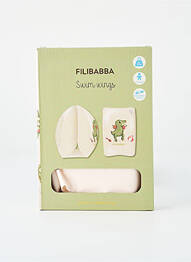 Accessoire divers imprimé fantaisie vert FILIBABBA enfant