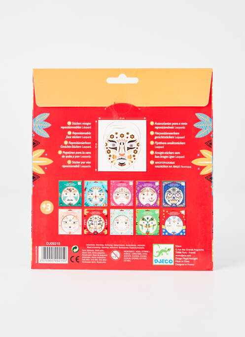 Accessoire divers imprimé fantaisie rouge DJECO enfant