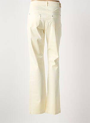 Pantalon droit stretch taille normale beige PAUL BRIAL femme