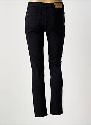 Pantalon slim tissage popeline taille normale noir PAUL BRIAL femme