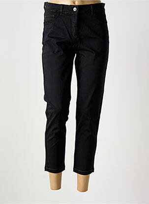 Pantalon 7/8 stretch taille normale noir PAUL BRIAL femme
