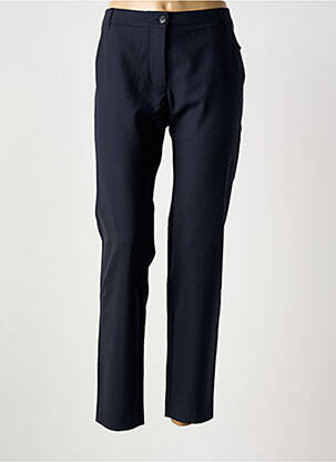 Pantalon slim stretch taille normale bleu RIVIERES DE LUNE femme