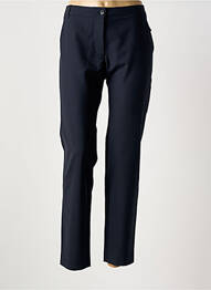 Pantalon slim stretch taille normale bleu RIVIERES DE LUNE femme