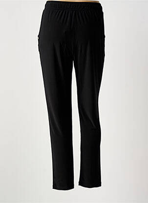 Pantalon slim taille élastique taille normale noir MALOKA femme
