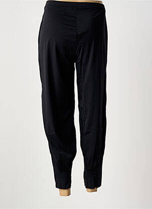 Pantalon slim taille élastique taille normale noir MALOKA femme