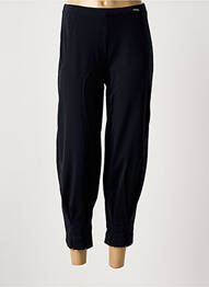 Pantalon 7/8 stretch taille normale noir MALOKA femme