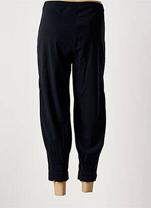 Pantalon 7/8 stretch taille normale noir MALOKA femme