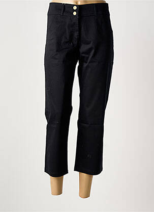 Pantacourt stretch taille normale noir PAUL BRIAL femme
