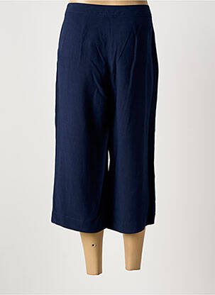 Pantacourt coupe droite taille normale bleu PAUL BRIAL femme