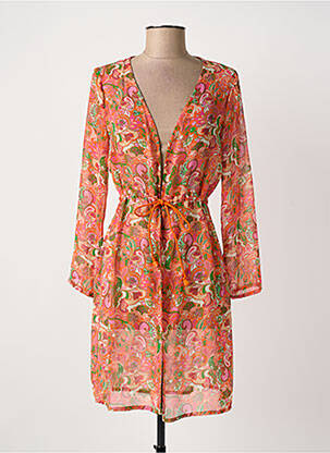 Veste casual coupe cintrée orange PAUL BRIAL femme