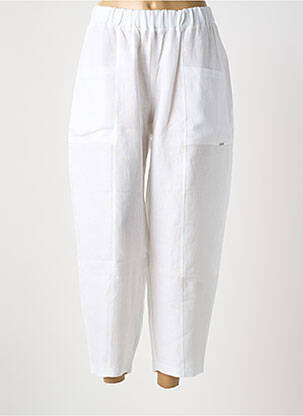 Pantalon droit blanc MALOKA femme