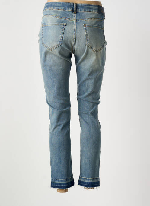 Jeans coupe slim broderie rivets taille normale bleu LE PETIT BAIGNEUR femme
