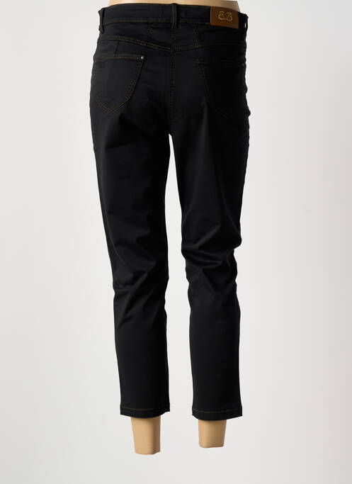 Pantalon 7/8 stretch taille normale noir PAUL BRIAL femme