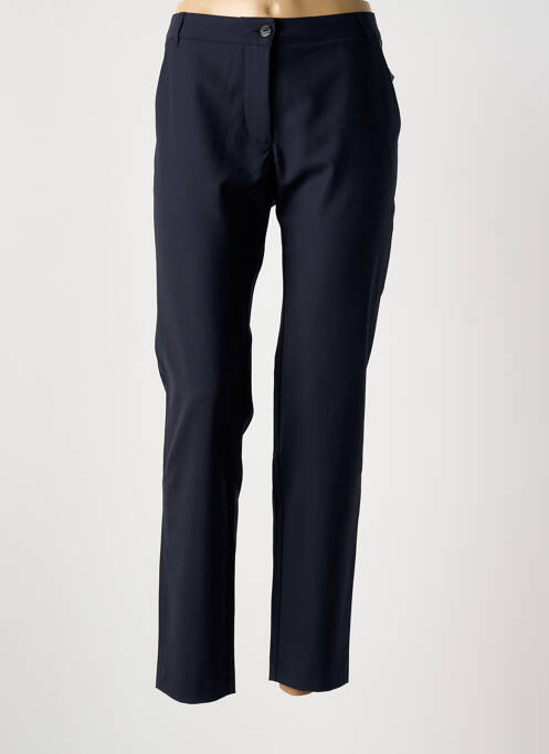 Pantalon slim stretch taille normale bleu RIVIERES DE LUNE femme