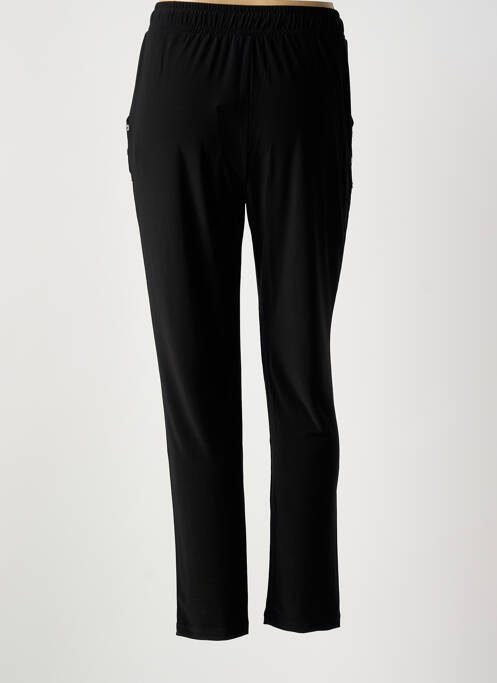 Pantalon slim taille élastique taille normale noir MALOKA femme