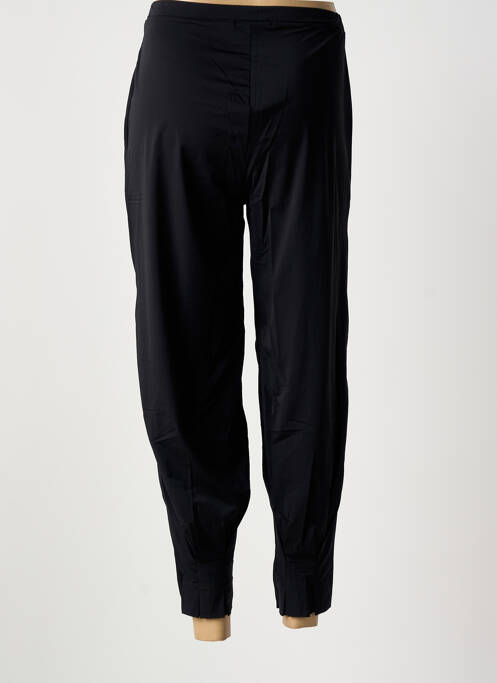 Pantalon slim taille élastique taille normale noir MALOKA femme