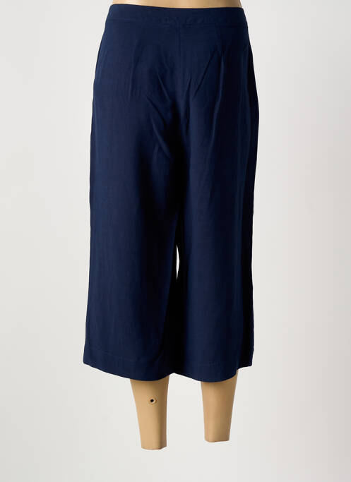 Pantacourt coupe droite taille normale bleu PAUL BRIAL femme