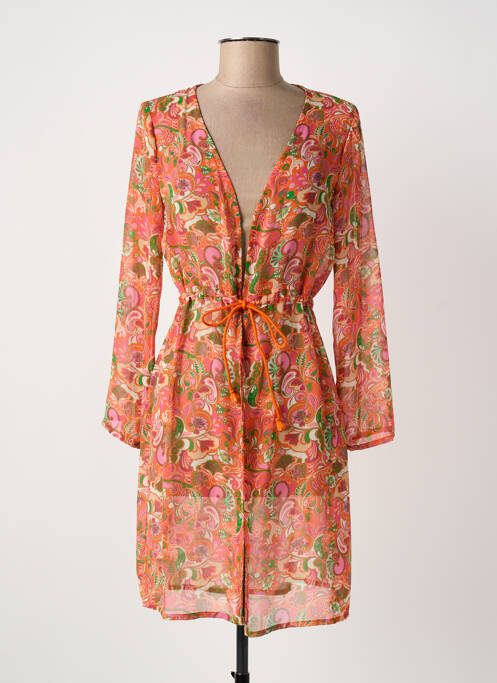 Veste casual coupe cintrée orange PAUL BRIAL femme