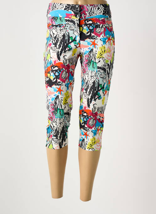 Pantacourt blanc MALOKA femme