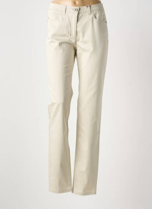 Pantalon droit beige JOCAVI femme