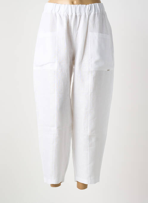 Pantalon droit blanc MALOKA femme