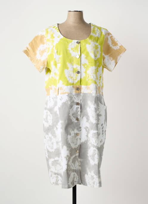 Robe mi-longue vert AGATHE & LOUISE femme