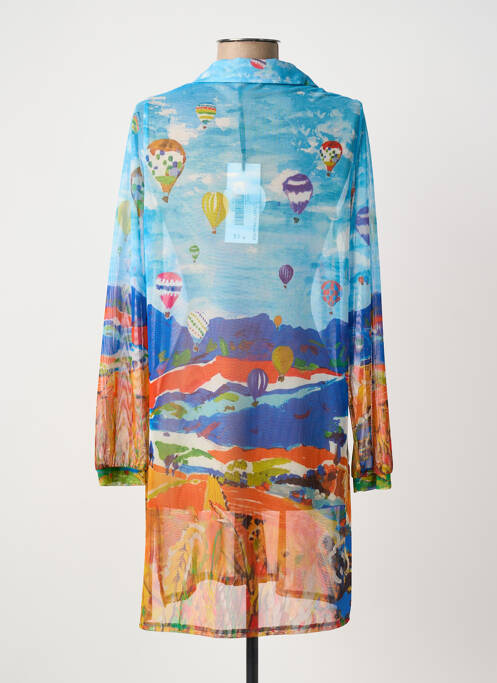 Tunique manches longues bleu MALOKA femme