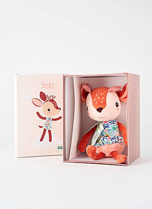 Doudou orange LILLIPUTIENS enfant