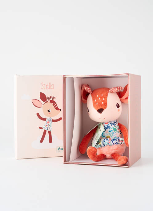 Doudou orange LILLIPUTIENS enfant