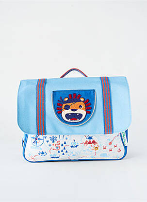 Cartable imprimé fantaisie bleu LILLIPUTIENS garcon