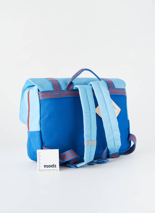 Cartable imprimé fantaisie bleu LILLIPUTIENS garcon