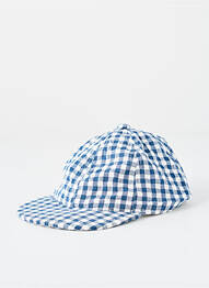 Casquette imprimé carreaux bleu BOBOLI garcon