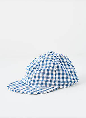 Casquette imprimé carreaux bleu BOBOLI garcon