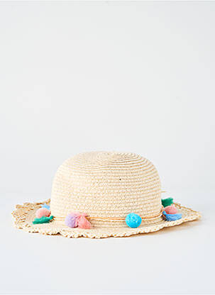 Chapeau forme chapeau paille beige SOUZA fille