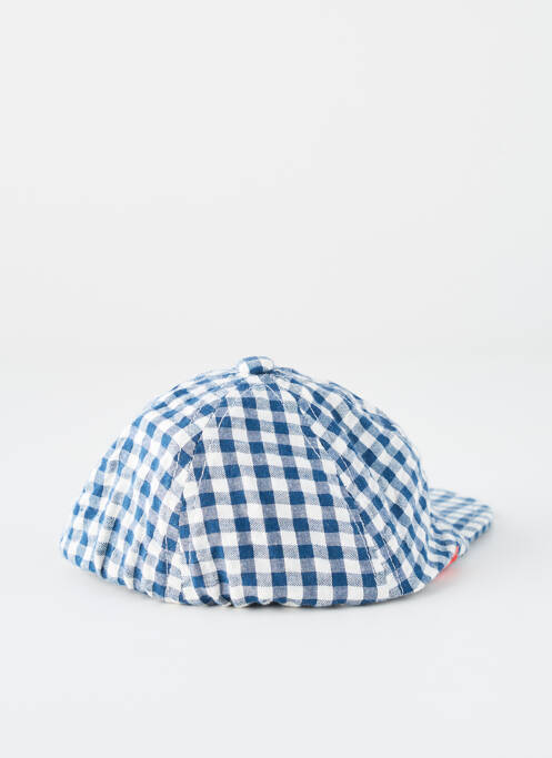 Casquette imprimé carreaux bleu BOBOLI garcon