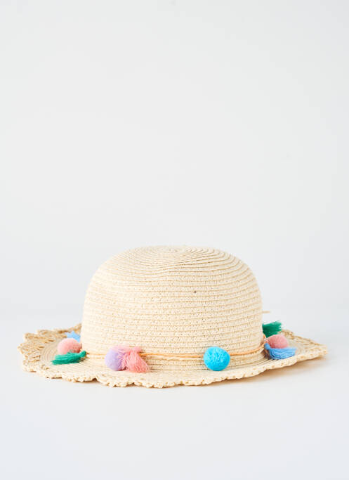 Chapeau forme chapeau paille beige SOUZA fille