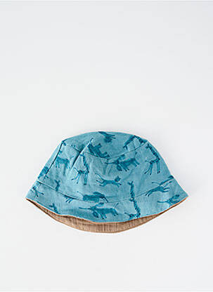 Chapeau imprimé fantaisie bleu MOULIN ROTY garçon