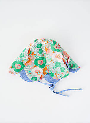 Chapeau fermeture liens à nouer bleu MOULIN ROTY fille