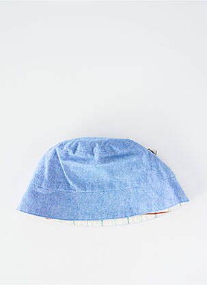 Chapeau imprimé carreaux bleu MOULIN ROTY garçon